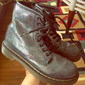 Dr. Martens unicorn color boots